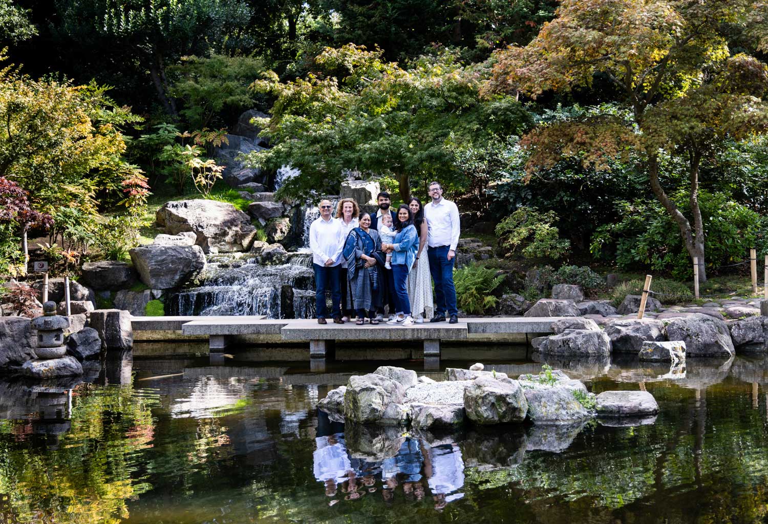 Family photo at Holland Park
